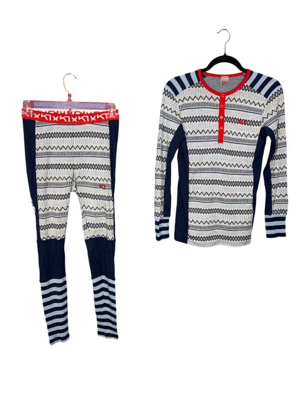 Kari Traa Åkle Blue Thermal Base Layer SET Medium Top/Bottom MSRP$240 - Picture 3 of 17